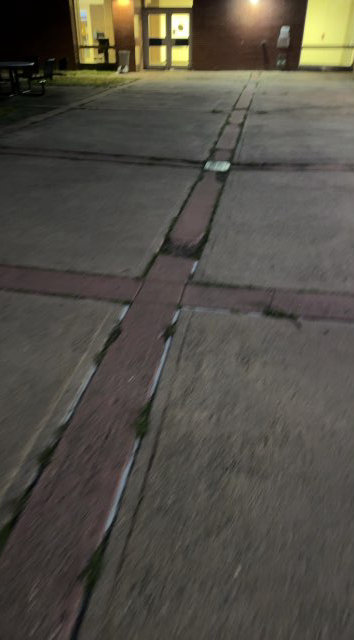 frame from a rider's camera