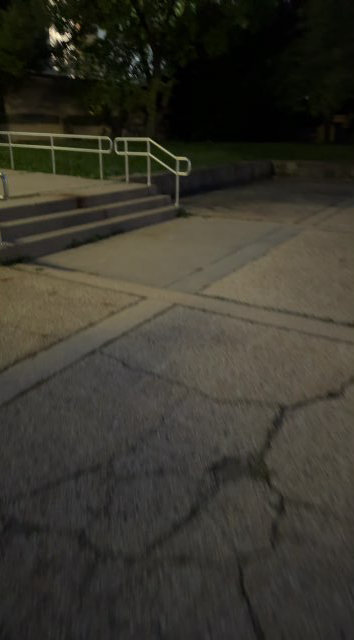 frame from a rider's camera