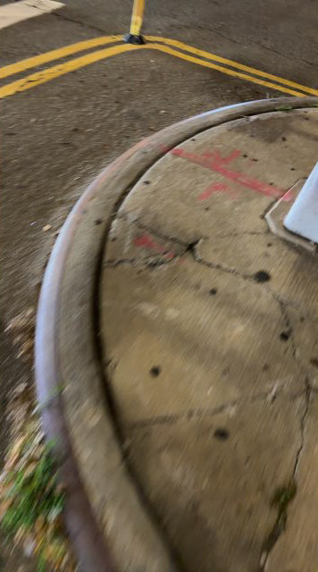 frame from a rider's camera